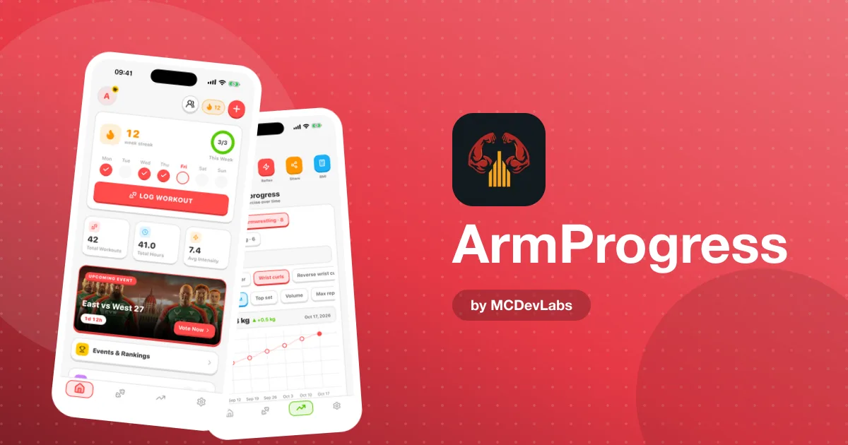 Armwrestling Tournament Prep Tracking With the ArmProgress App