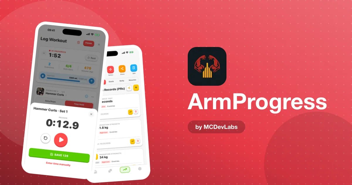 How ArmProgress Works — From First Log to Your Progress Trend