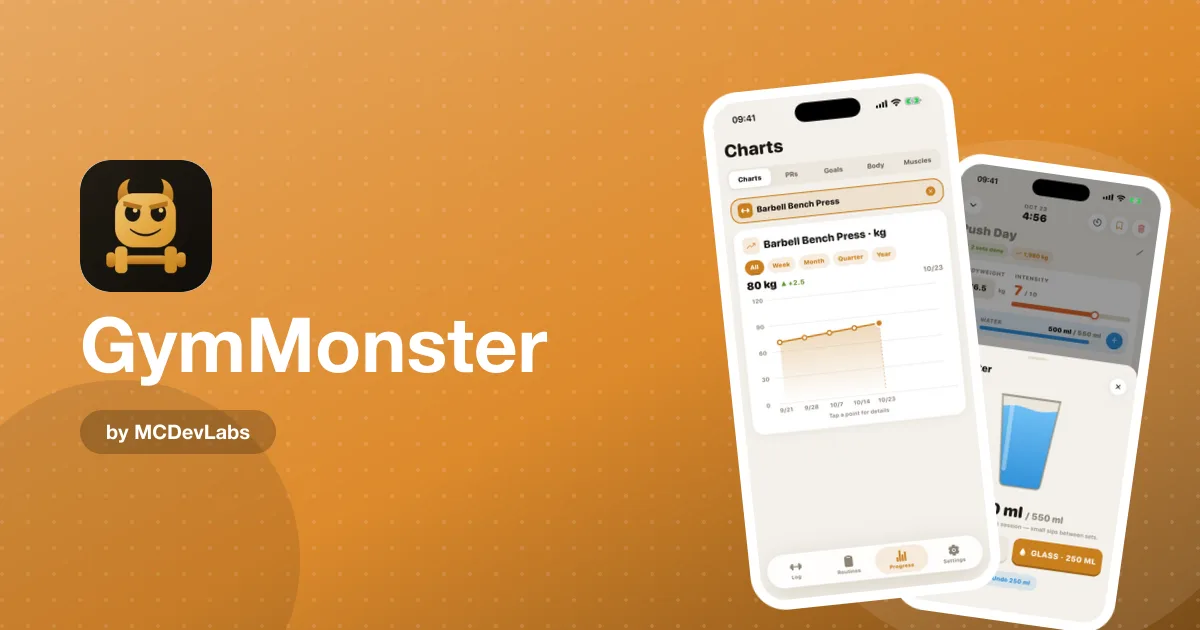 GymMonster Features — A Complete Tour of the Gym Tracker