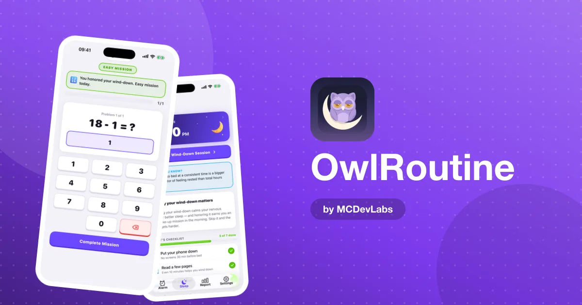 Who OwlRoutine Is For — Five Sleepers the App Was Designed Around