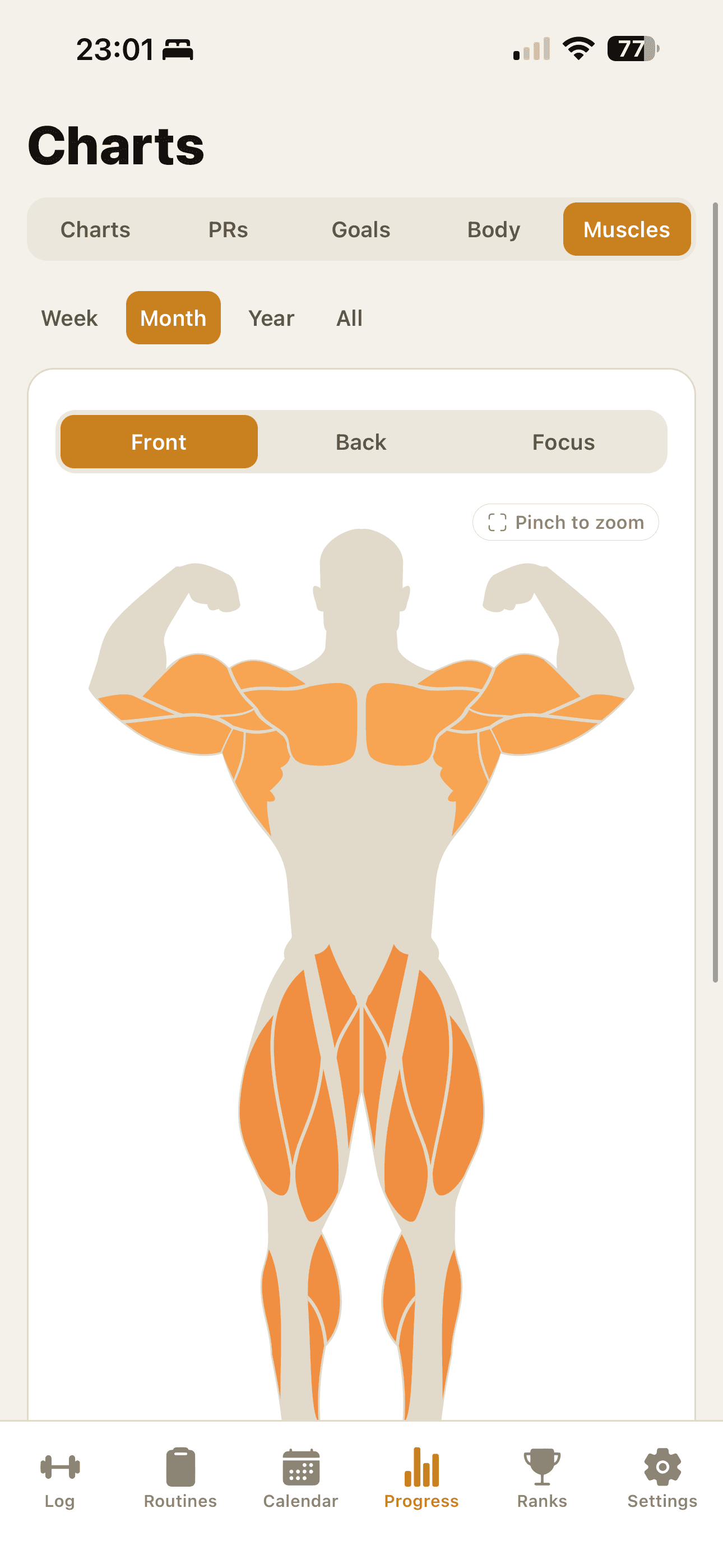 GymMonster app screenshot