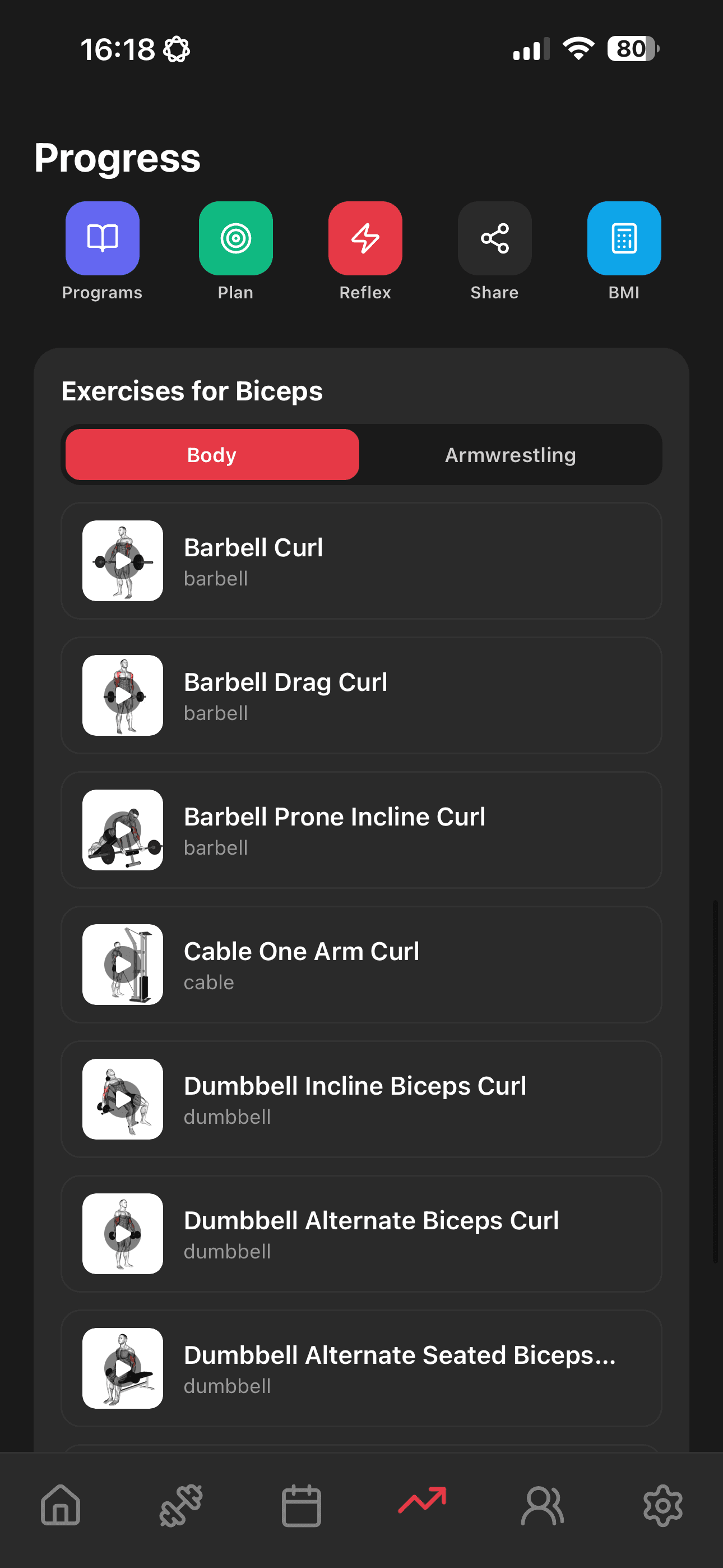 Exercise library
