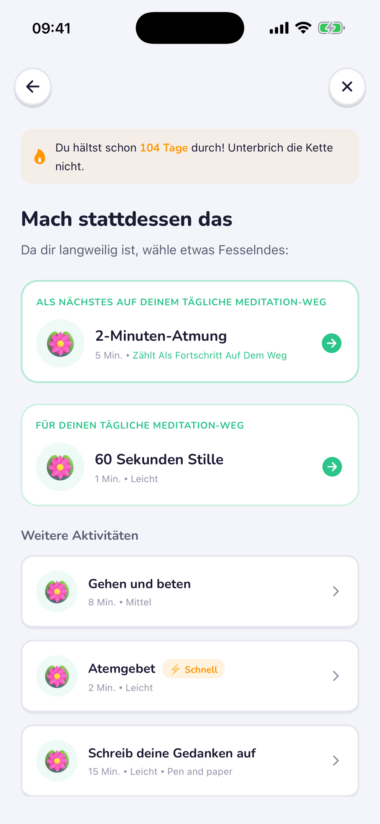 Screenshot der Replacify-App