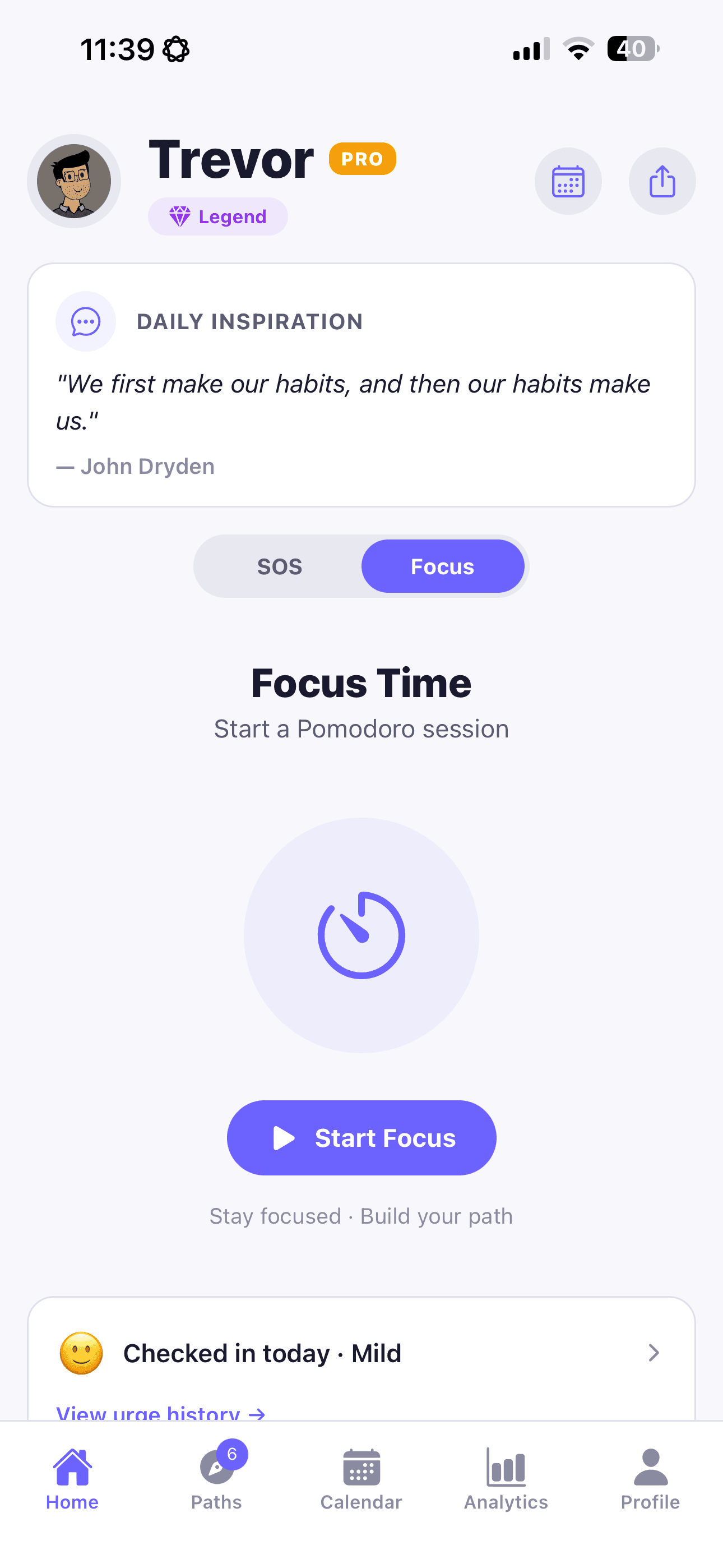 Heatmap Calendar & Analytics