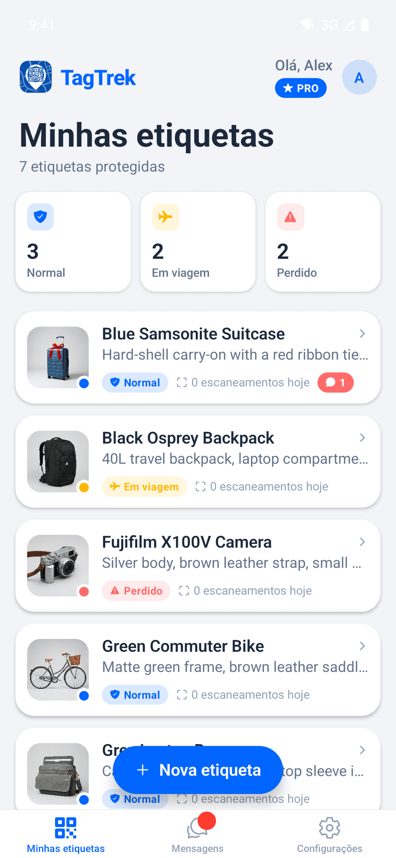 Alertas de Escaneamento em Tempo Real
